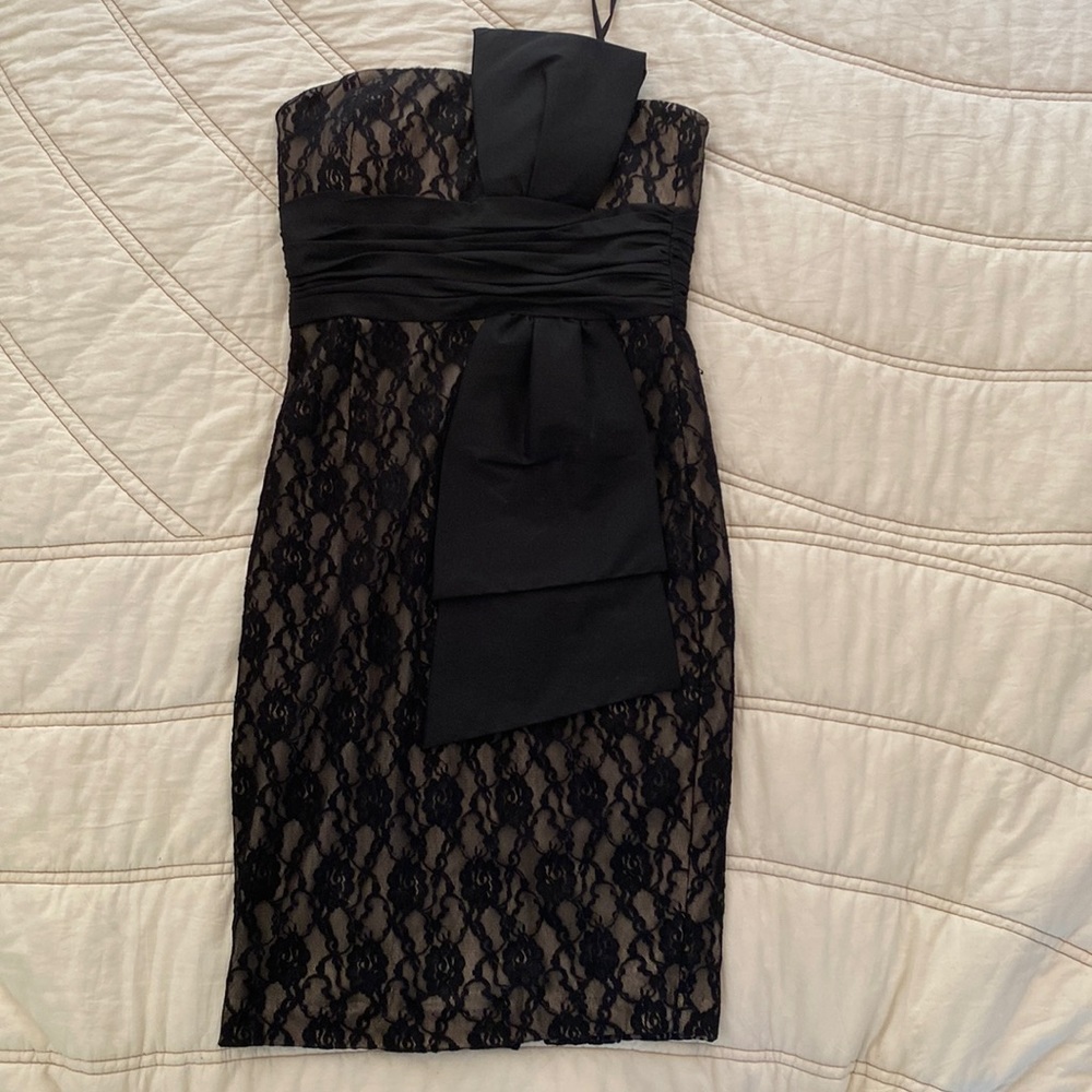 Maggy London strapless dress size 6